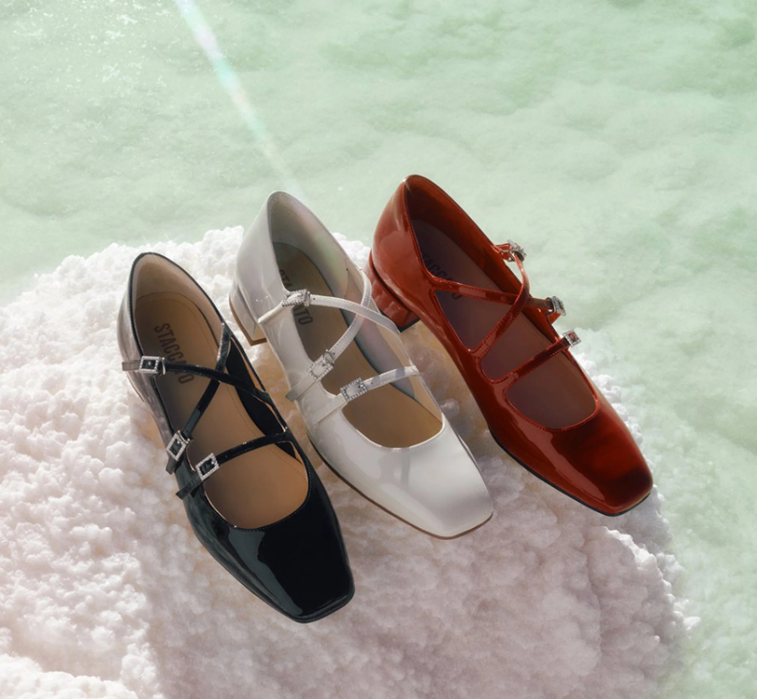 Mary Jane - Vive Trio - Chunky Block Low Heel Closed Toe Mary Jane Pumps EUE04 - Image 8