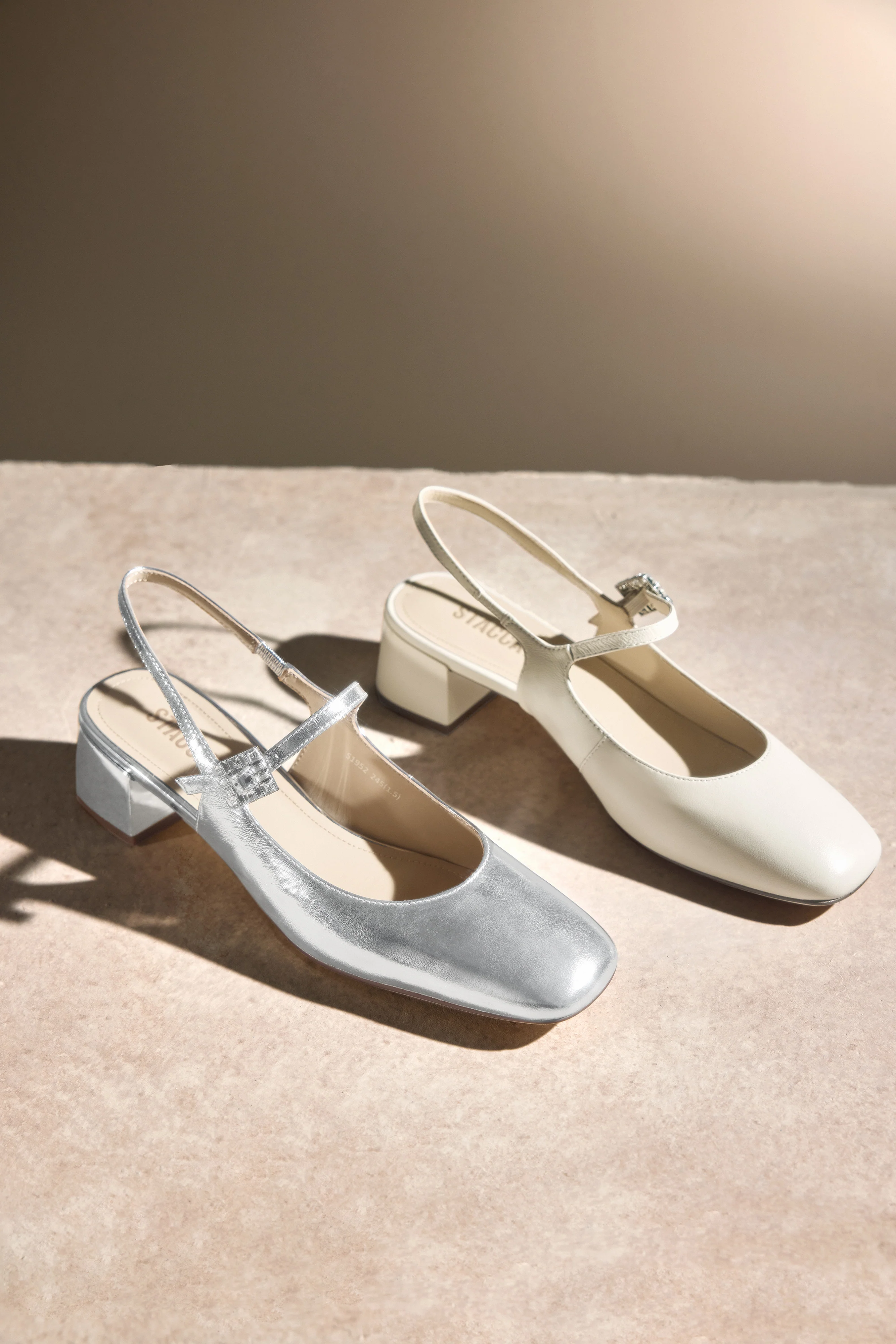 Mary Jane - Fortea Nola - Chunky Heel Slingback Mary Jane Pumps S1952 - Image 6