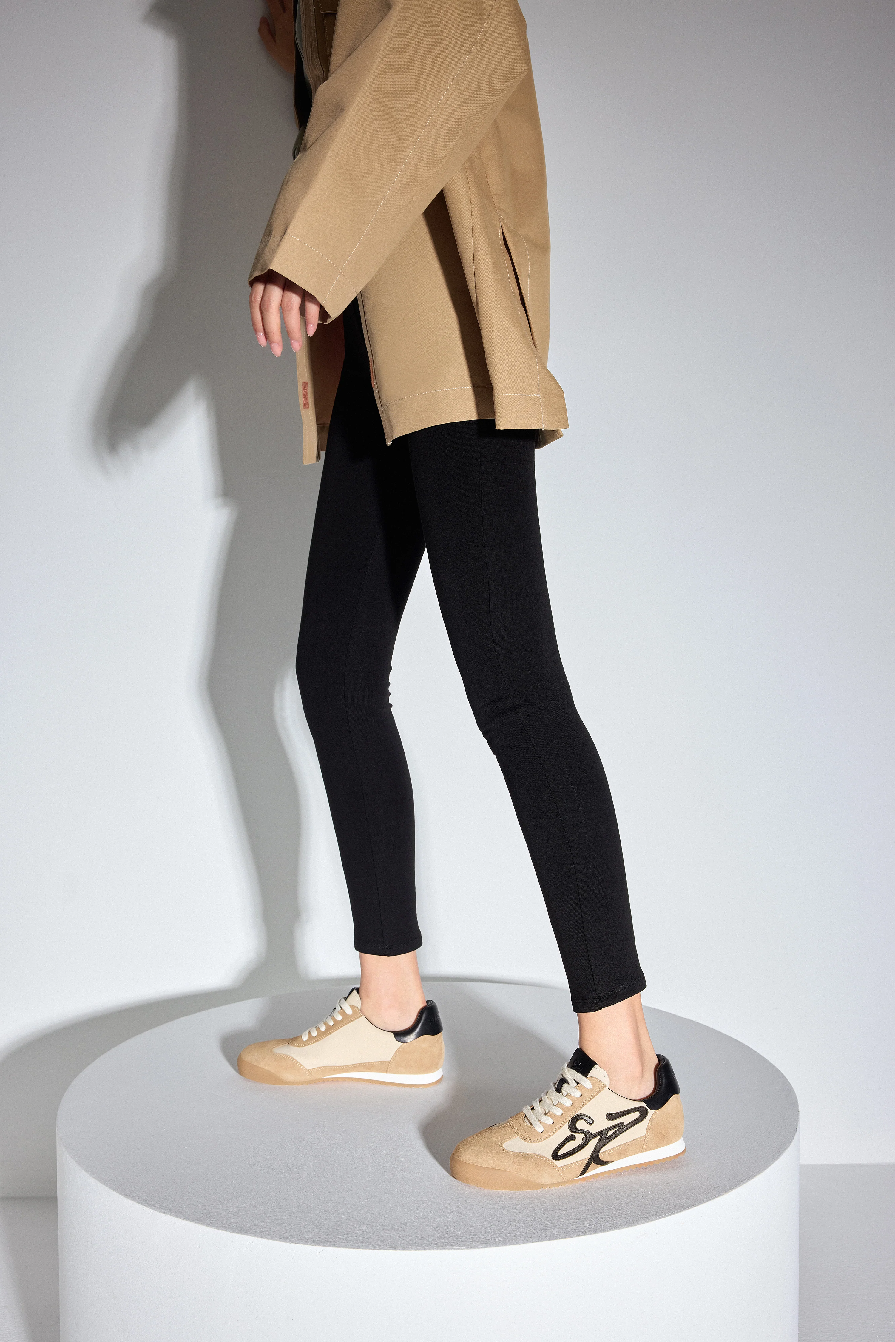 Sneakers - Round Toe Leather German Trainers EPN03 - Image 5
